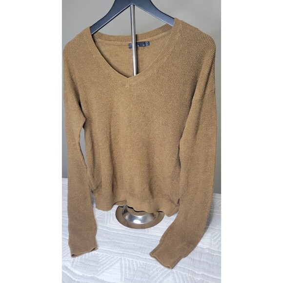 prAna Milani V-Neck Sweater Women’s M 60% Organic Cotton / 30% Nylon / 10% Merin - Picture 1 of 7